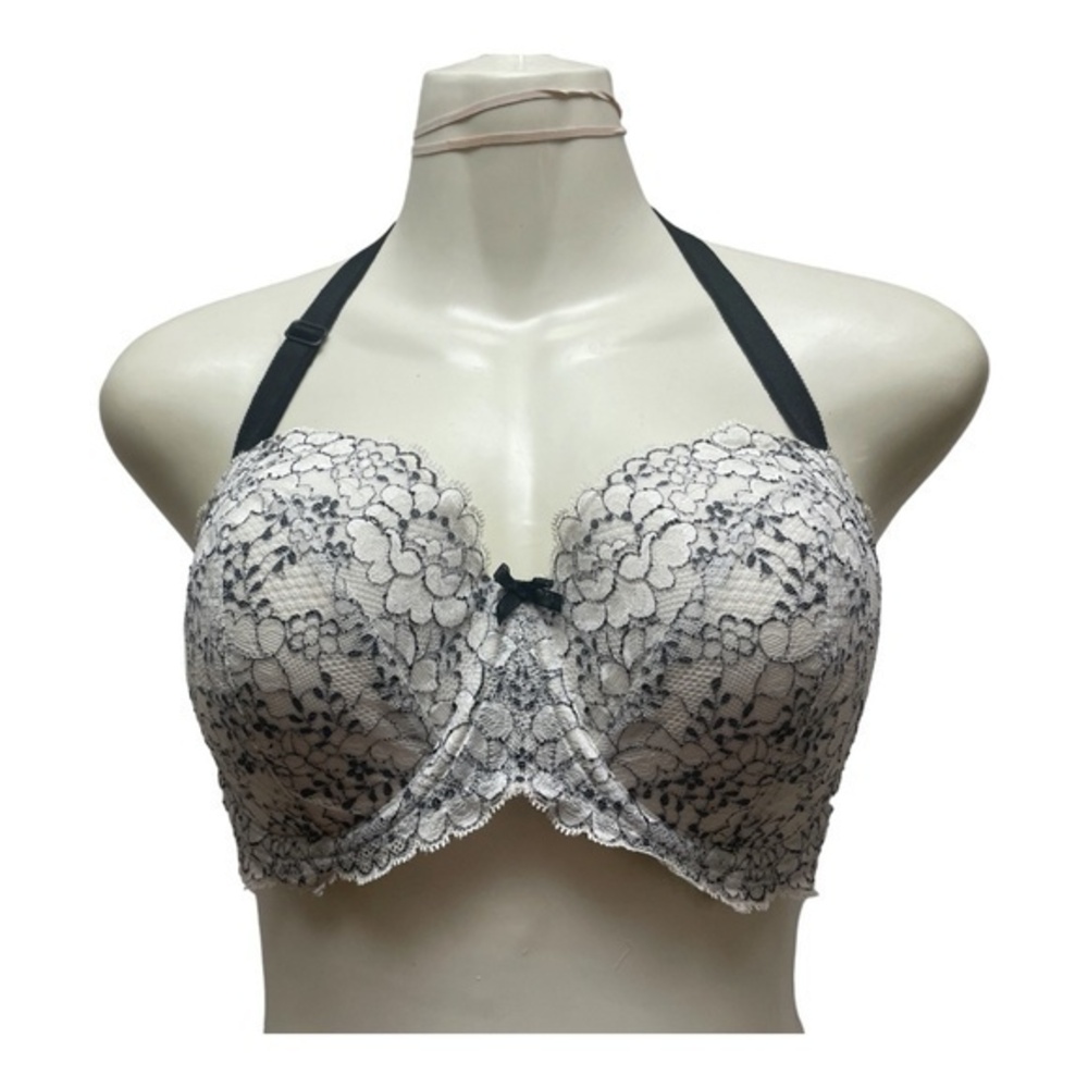 Victoria Secret Womens Dream Angels Strapless Lace Lightly Lined Bra Size 38D